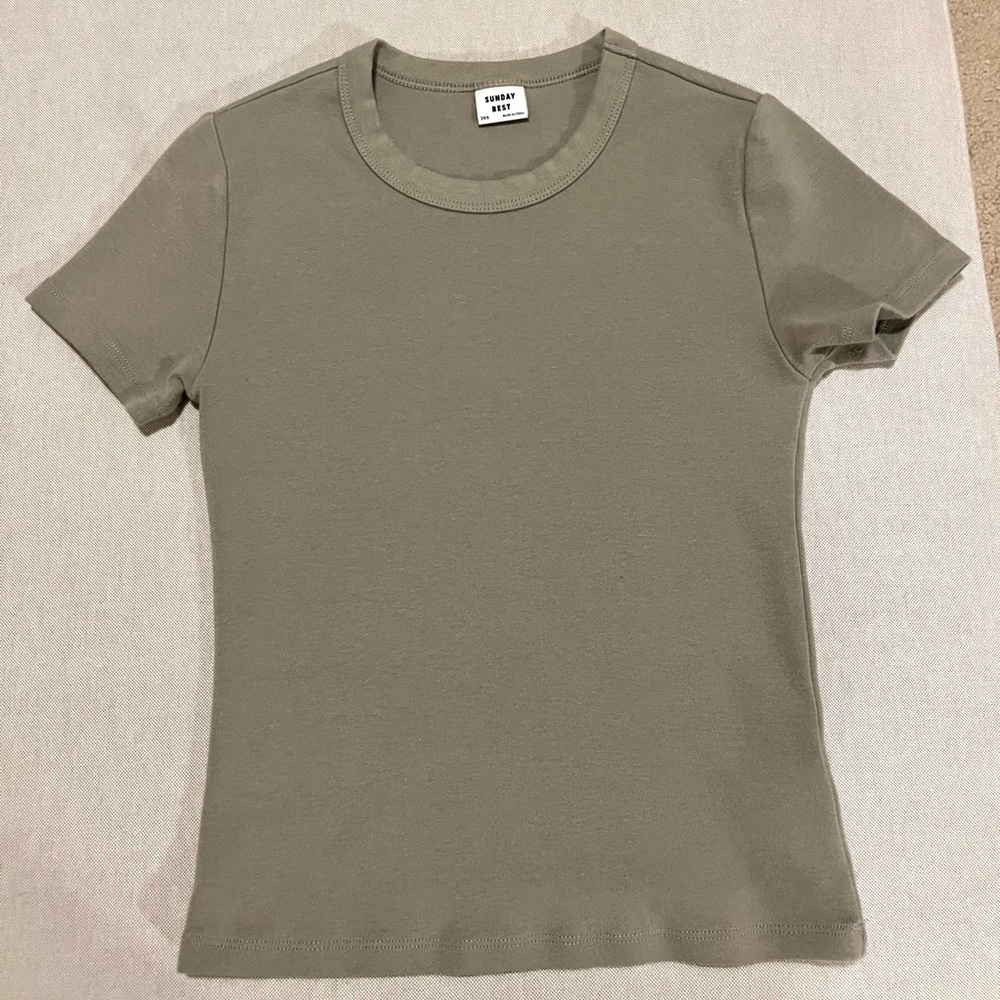 ARITZIA short sleeve sage